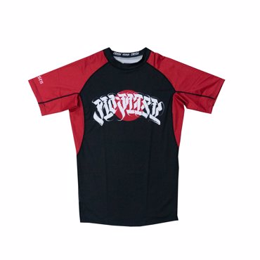 CHOSEN Calligraffiti v2 Rashguard - black/burgundy